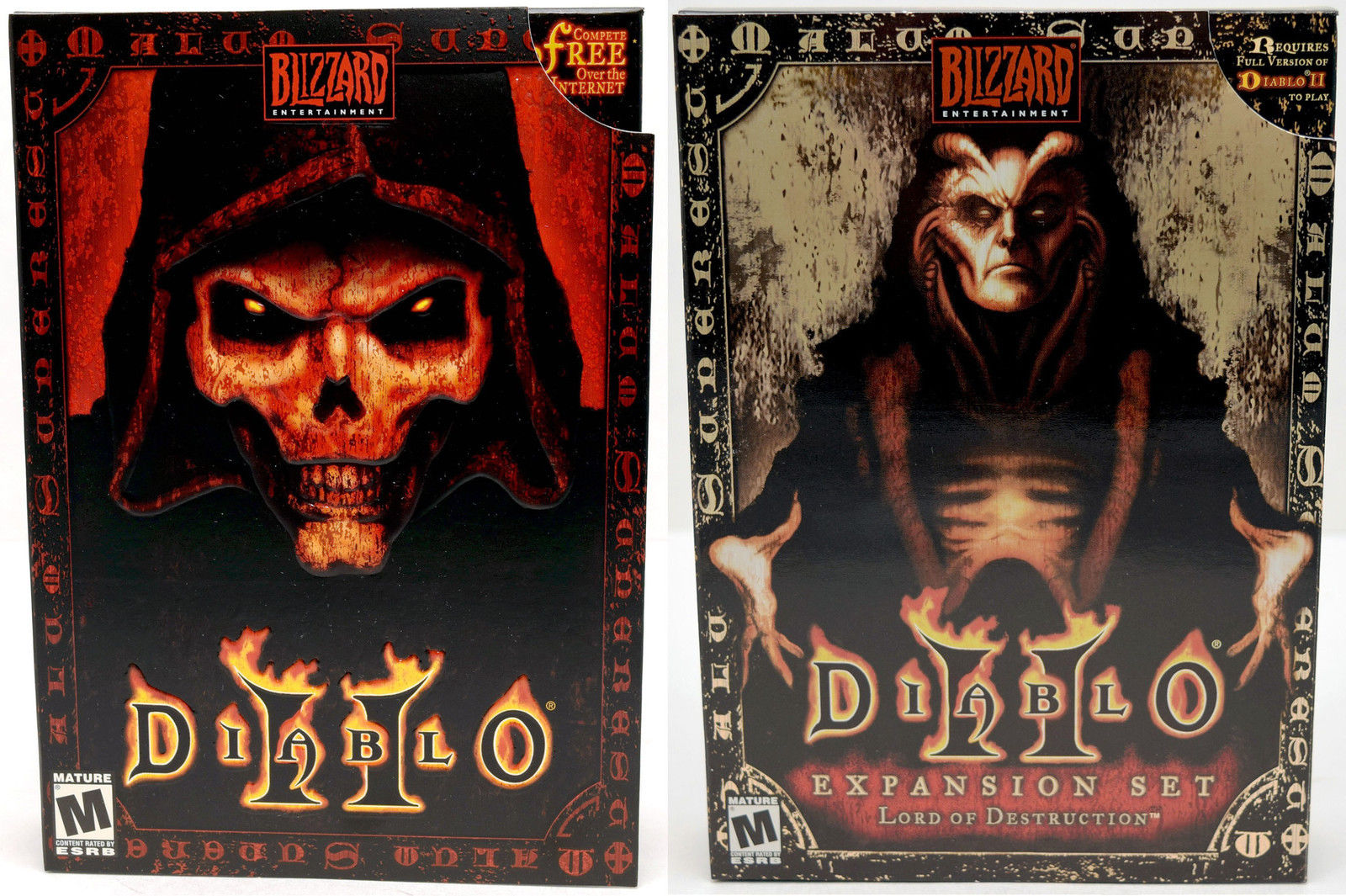 NEW SEALED Diablo II 2 Game + Lord of Destruction Expansion Set PC ...